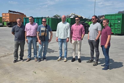 Predstavnici komunalnih društava obišli RAVA sustav u Reciklažnom dvorištu Velika Gorica